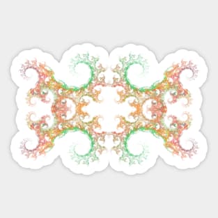 Abstract fractal (art1) Sticker